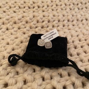 Square Diamond Earrings